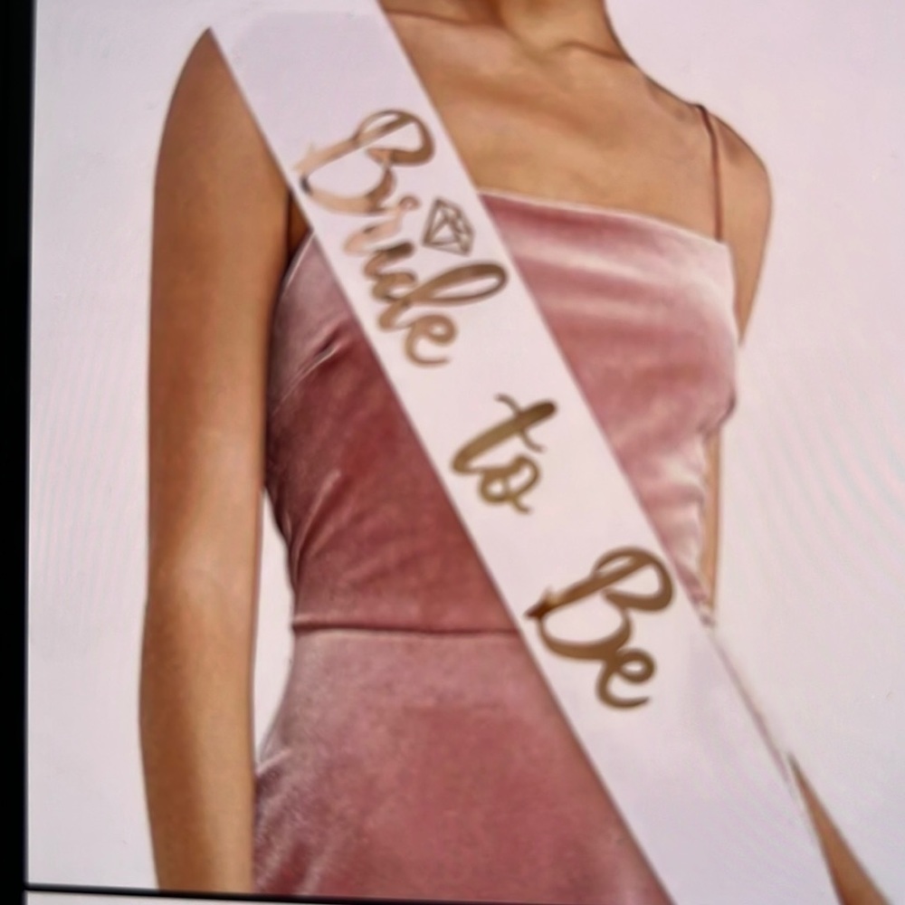 Bride to Be Sash
